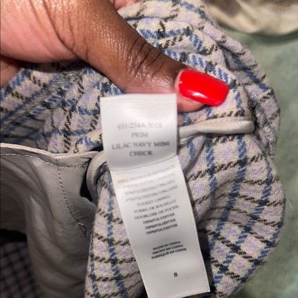 Rails prim lilac mini check skirt! - Picture 9 of 11